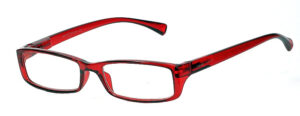 Классические красные пластиковые очки для чтения