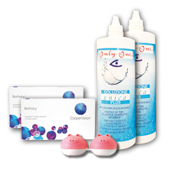 Komplekt Biofinity 6+6, Unica Plus 360ml 2tk ja lõbus konteiner