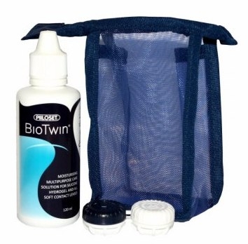 Piiloset BioTwin 100 ml + AB Lens Case + pouch
