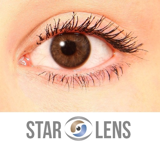 Starlens Superstar Life BROWN without clear pupil  -1,5 1 pc and -1,75 1 pc