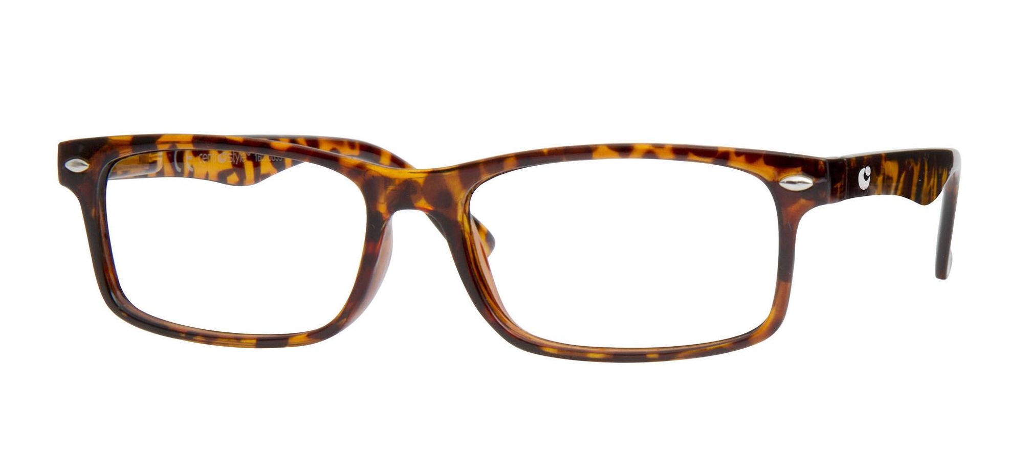 Пластиковые очки для чтения VISTO коричневый