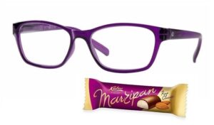 Kinkekomplekt: lugemisprillid EASY R0258 lilla