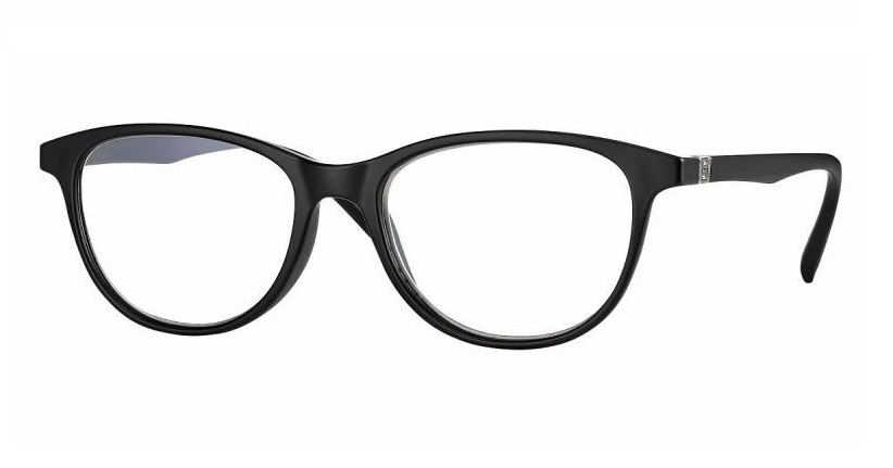Readers Cat-Eye R0293 Matt Black Blue Light Filter