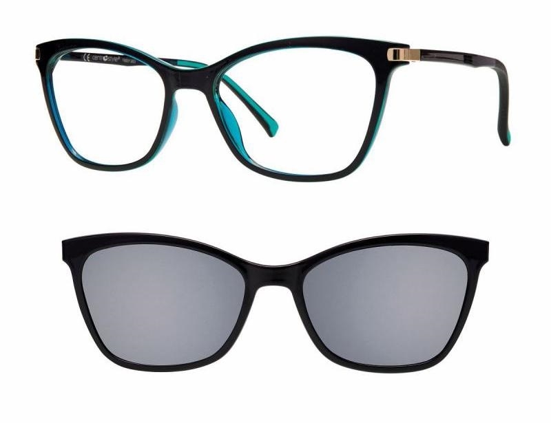 F0205 Black/Dark Green + магнитный клипон