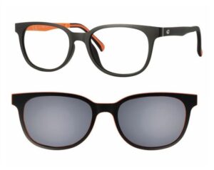 F0281 Junior Matt Black/Orange + magnetkinnitusega klipid