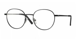 F034320001000 Metal Round Shiny Black + optilised prilliklaasid