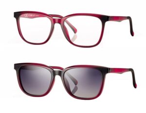 F0425 Shiny Red + magnetkinnitusega klipid