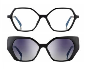 F0460 Neyeture Shiny Black + magnetkinnitusega klipid