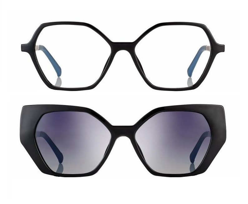 F0460 Neyeture Shiny Black + magnetkinnitusega klipid