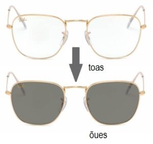 Ray-Ban 3857 9196BL Frank Evolve Photochromic with Blue Light Filter (Size M)