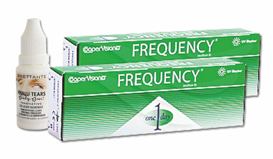 Value Pack of Frequency 1Day 30+30 lenses and Hyalu tears 15ml