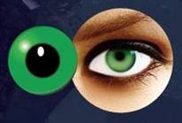 LUXE Crazy UV FLASH - Светящиеся в УФ цветные линзы 0,00 2 шт.