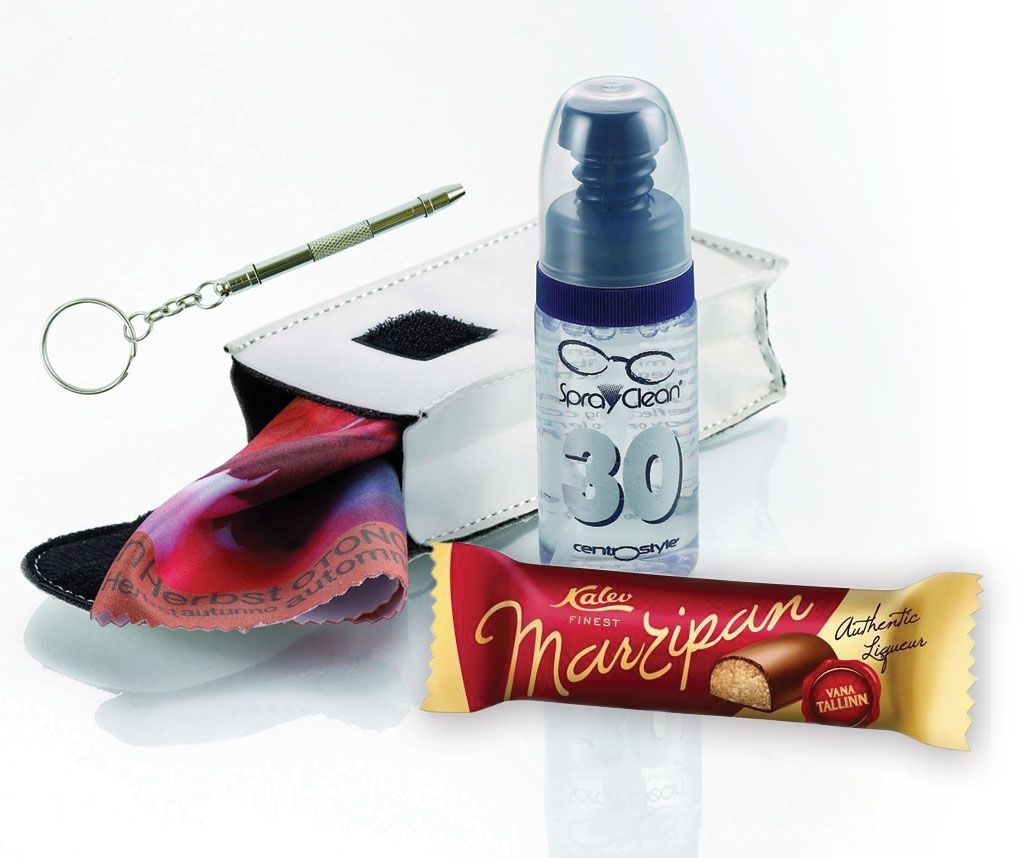 Подарочный комплект: комплект по уходу за очками