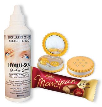 Подарочный комплект для путешествий "Печенье" и раствор Hyalu-Sol 100мл