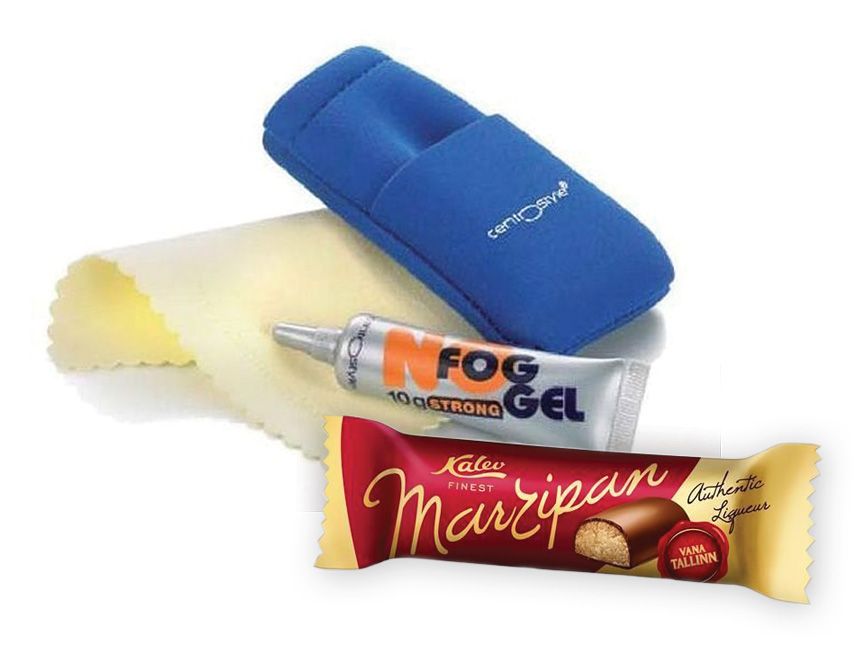 Подарочный комплект по уходу за очками: геля No-Fog Gel и тряпочка