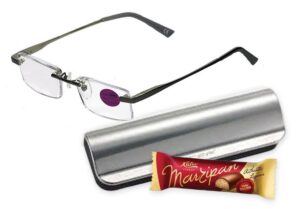 Подарочный комплект: винтовые очки для чтения Rimless 50 - РАСПРОДАЖА