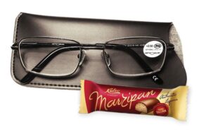 Gift Set: Classic Metal Reading Glasses and Soft Case