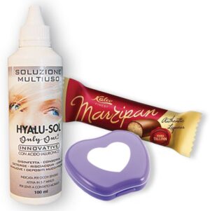 Подарочный комплект для путешествий СЕРДЦЕ и раствор Hyalu-Sol 100мл