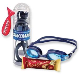 Kinkekomplekt: optilised ujumisprillid SWIMMI 2 (sph -1,0 kuni -8,0)