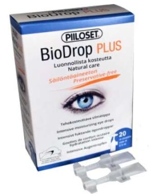 Piiloset BioDrop PLUS 20*0,5 ml re-closable vials