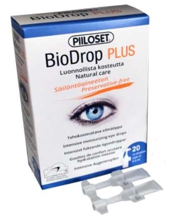 Piiloset BioDrop PLUS 20*0,5 мл в ампулах (повторно закрывающиеся)
