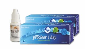 Value Pack of Proclear 1Day 30+30 lenses and Hyalu tears 15ml