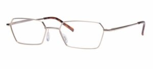 Классические очки для чтения R0231 Shiny Gold Medium 51 золотистый