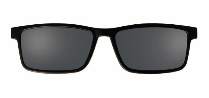 Päikeseklippidega lugemisprillid Koala 75460 must + magnetkinnitusega klipid