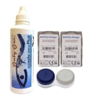 Stardikomplekt Biofinity Energys 2 tk + Unica Plus 100 ml + konteiner