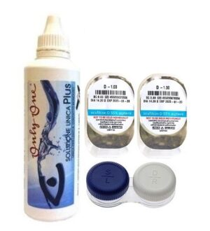 Stardikomplekt Biomedics 55 Evolution 2tk + Unica Plus 100 ml + konteiner