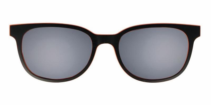 F0281 Junior Matt Black/Orange + magnetkinnitusega klipid