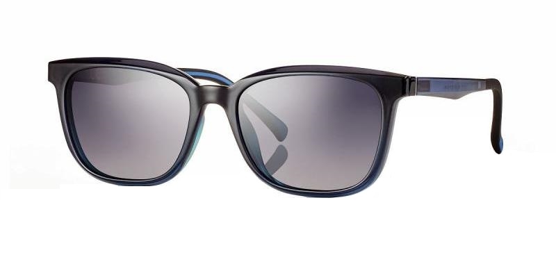 F0425 Shiny Black/Gradient Green + magnetkinnitusega klipid