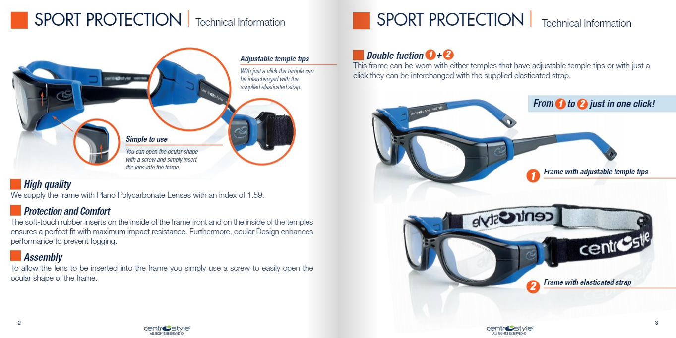 Centrostyle Sport Adult F025755242000 Black/Blue (Size Adult L)