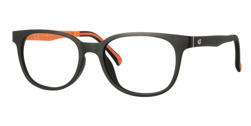F0281 Junior Matt Black/Orange + magnetkinnitusega klipid