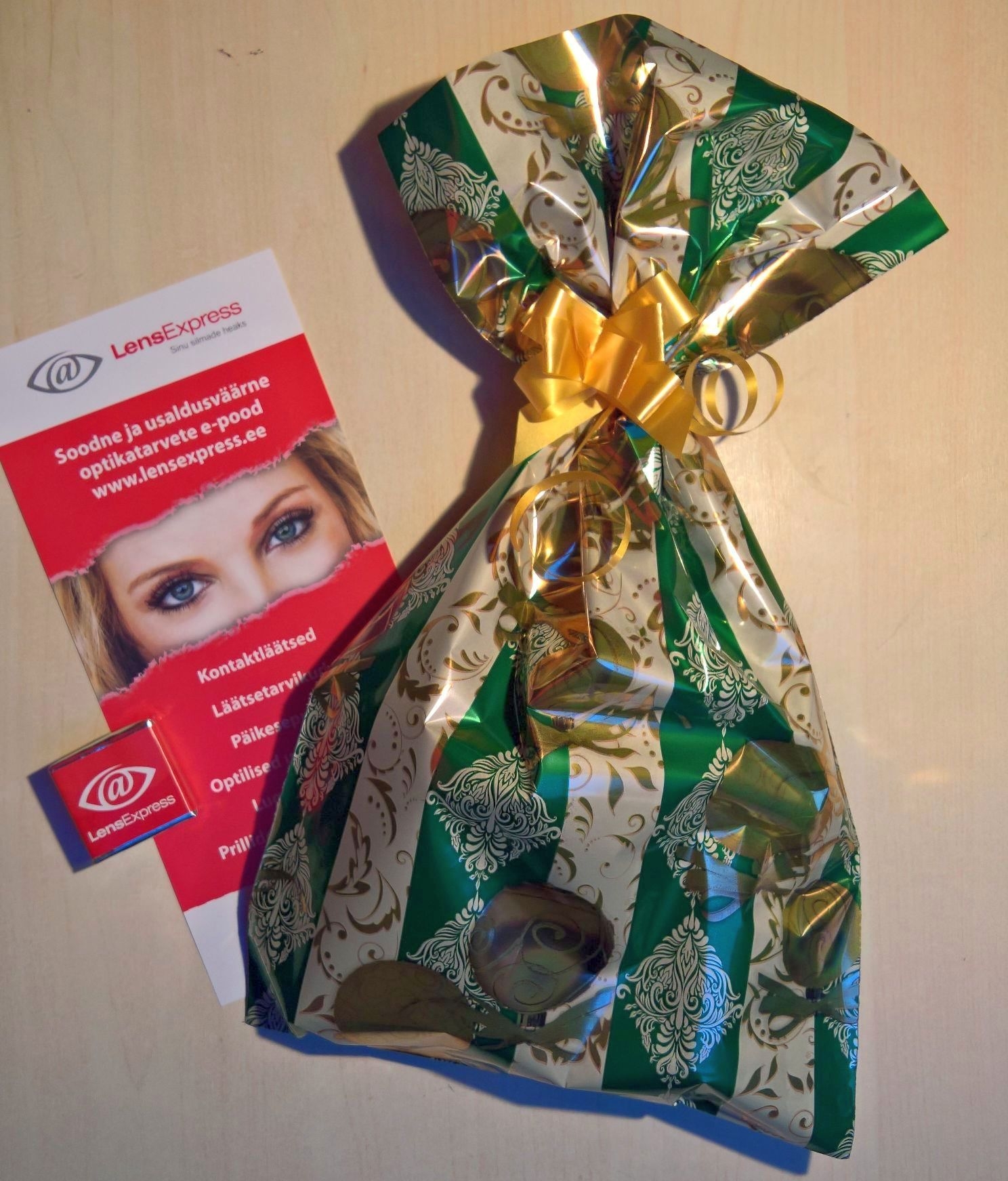 Kinkekomplekt: lugemisprillid VISTO ROUND pruun