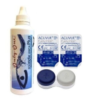 Stardikomplekt Acuvue Oasys 2tk + Unica Plus 100 ml + konteiner
