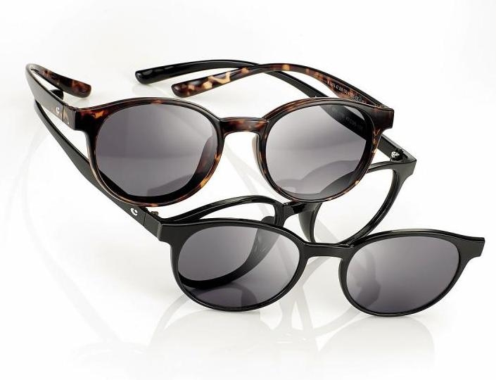 Päikeseklippidega lugemisprillid Koala New R0479 pruun + magnetkinnitusega klipid