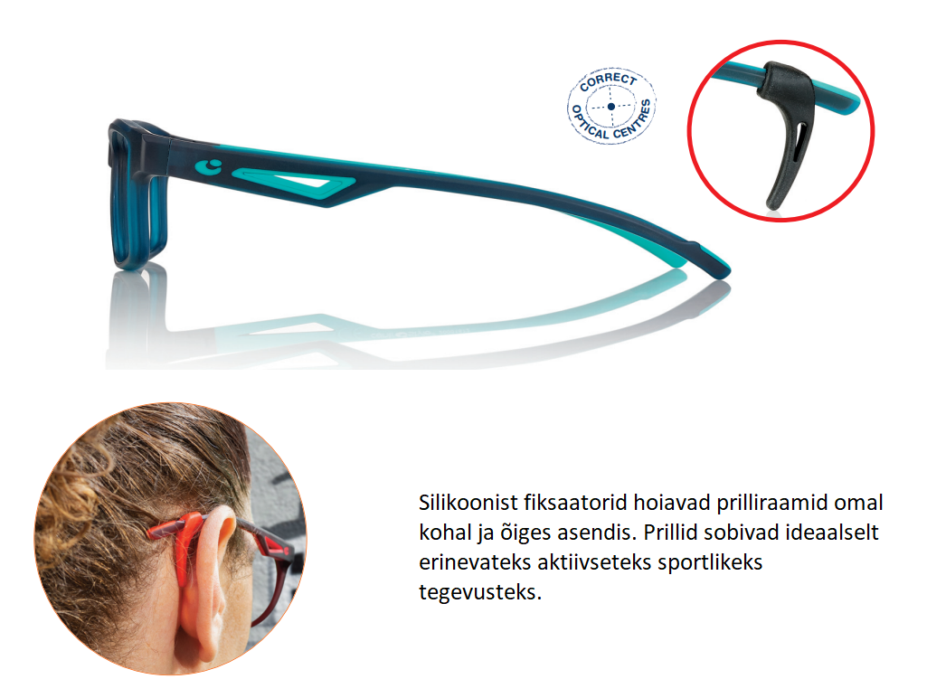 F0345 Active Sport Matt Black + оптические линзы