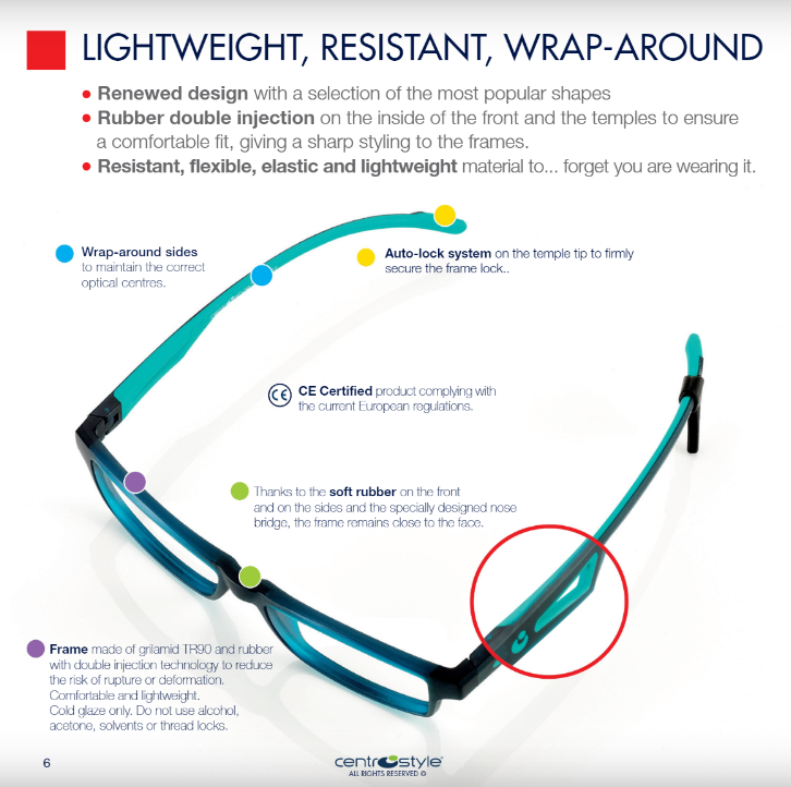 F0346 Active Sport Matt Black + оптические линзы