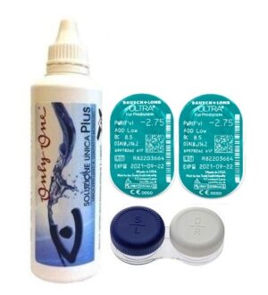 Stardikomplekt Bausch + Lomb ULTRA 2 tk + Unica Plus 100 ml + konteiner