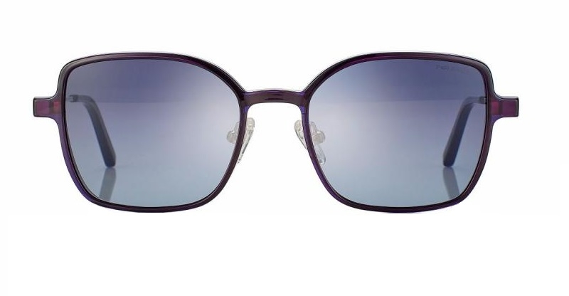 F0608 Matt Purple/Shiny Gold Metal + magnetkinnitusega klipid