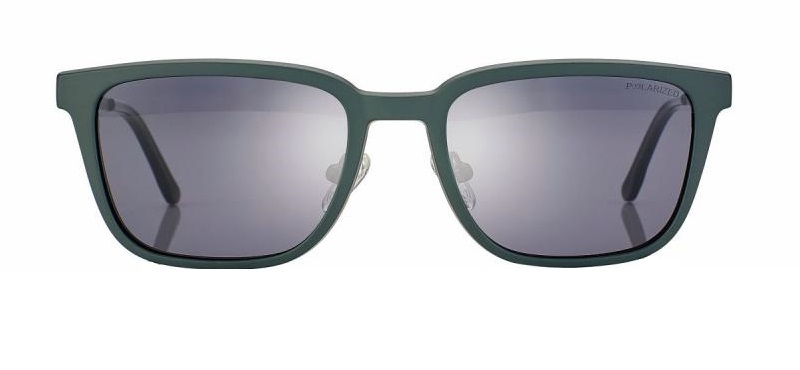 F0610 Matt Green/Gun Metal + magnetkinnitusega klipid