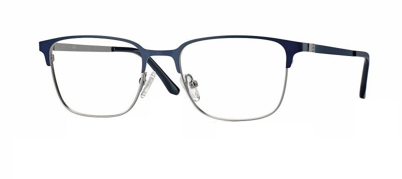 F0610 Matt Blue/Silver Metal + magnetkinnitusega klipid