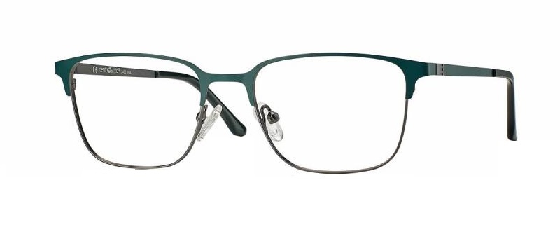 F0610 Matt Green/Gun Metal + magnetkinnitusega klipid