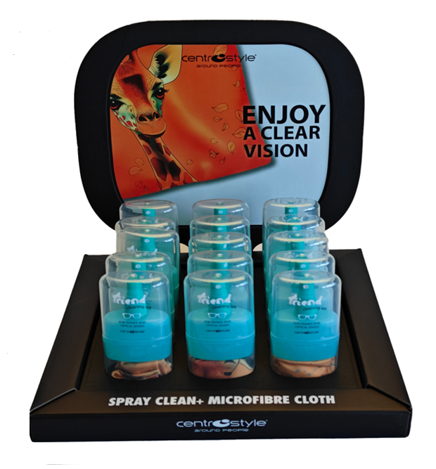 Prillipuhastuskomplekt Pocket Friend 20 ml + prillilapp