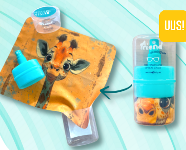 Prillipuhastuskomplekt Pocket Friend 20 ml + prillilapp