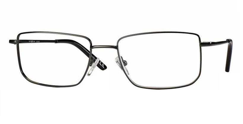 Metallraamidega lugemisprillid R0563 Shiny Gun Large 54 metallik