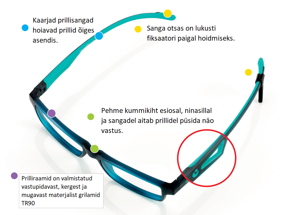 F0346 Active Sport Matt Black/Petrol + optilised prilliklaasid